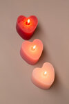 distelroos-Rustik-Lys-kaars-Sculpture-Hart-framboos