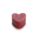 distelroos-Rustik-Lys-kaars-Sculpture-Hart-framboos