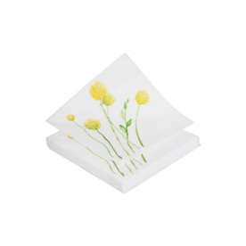 distelroos-mijn-stijl-Servetten-Bloem-Craspedia-geel