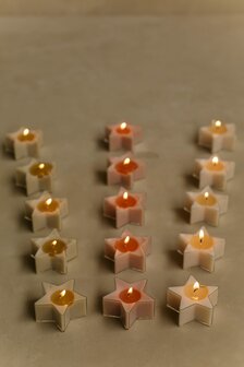 distelroos-Rustik-Lys-Waxines-ster-wine-red