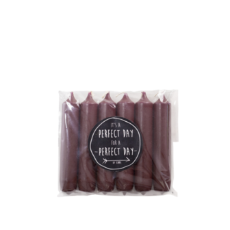 distelroos-Rustik-Lys-Cadeau-dinerkaars-aubergine