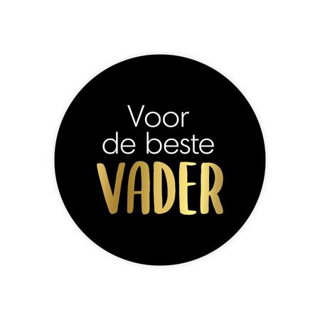 distelroos-Cadeausticker-Voor-de-beste-vader-set-van-3
