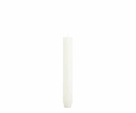 distelroos-Rustik-Lys-Dinerkaars-2,6x18-cm-Wit