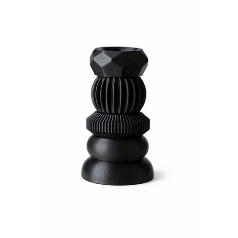 distelroos-Bon-Lifestyle-Modulaire-Kandelaar-Donut-zwart