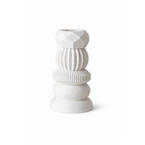 distelroos-Bon-Lifestyle-Modulaire-Kandelaar-Facet-Wit