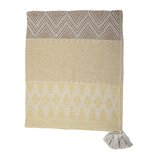 Bloomingville - Plaid Natur / gelb 21