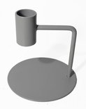 Branded By - Kerzenständer Curve grau S