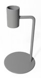 Branded By - Kerzenständer Curve grau L