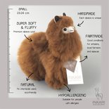 Inkari - Alpaka Stofftiere Walnuss S