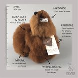 Inkari - Alpaka Stofftiere Choco cream S