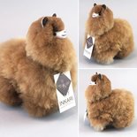 Inkari - Alpaka Stofftiere Karamell S