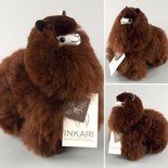 Inkari - Alpaka Stofftiere Schokolade S