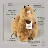 Inkari - Alpaka Stofftiere Haselnuss M