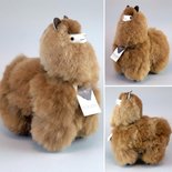 Inkari - Alpaka Stofftiere Karamell M