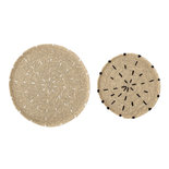Bloomingville - Teller Seegras Natur set/2
