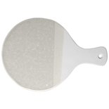 Gusta - Serviertablett rund grau