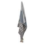 Bloomingville - Plaid Blau zigzag