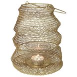Gusta - Faltbares Windlicht Gold