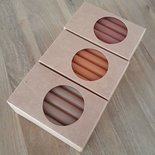 Rustik Lys - Kleine Kerzen Natur S set/3