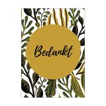 BDdesigns - Karte Bedankt