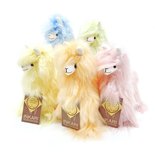 Inkari - Alpaca Stofftier Suri pastel cotton candy S