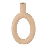 Present Time - Vase Ring Oval hoch Sand