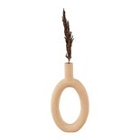 Present Time - Vase Ring Oval hoch Sand