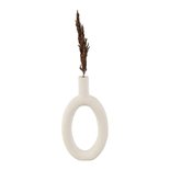 Present Time - Vase Ring Oval hoch Elfenbein