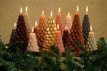 Rustik Lys - Weihnachtsbaum Kerze Vanilla S
