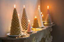 Rustik Lys - Weihnachtsbaum Kerze Vanilla L