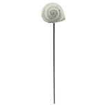 PTMD - Garden stick Cement snail white s