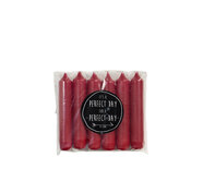 Rustik Lys - Geschenk Kerze Rot