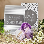 DistelRoos - Seifenblumen Lavender, 3er Set - Bedankt voor het fijne schooljaar