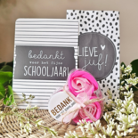 DistelRoos - Seifenblumen Cotton candy, 3er Set - Bedankt voor het schooljaar