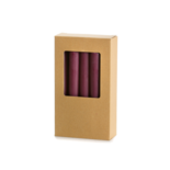 Rustik Lys - Kerze 2,2 x 19 Zm Bordeaux