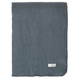 Broste Copenhagen - Table cloth Gracie eco petrol blue