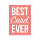 Studio Stationery - Kaart Best card ever