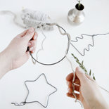 House Doctor - Ornament Iron Wire s/3