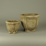 BRYNXZ - Set of 2 planter on foot