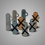 BRYNXZ - Kerzenhalter cylinder grau
