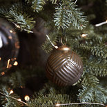 House Doctor - Christbaumkugel Art deco s/2
