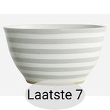 House Doctor - Bowl Stripe stone