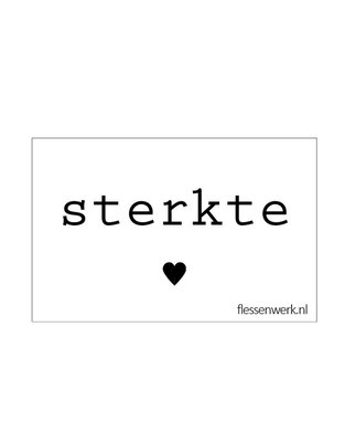Flessenwerk - Karte Sterkte