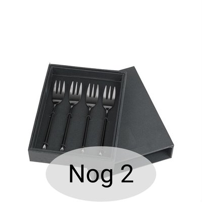 Broste Copenhagen - Hune Black Cake fork - Sale