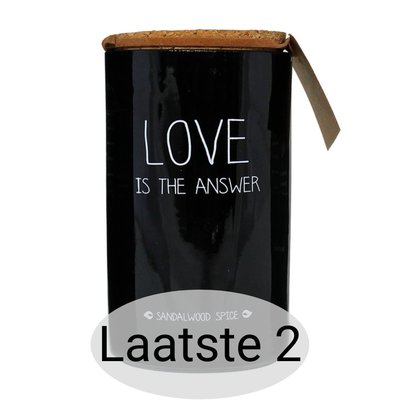 My flame - Sojakerze Love is the answer Sandelwood spice