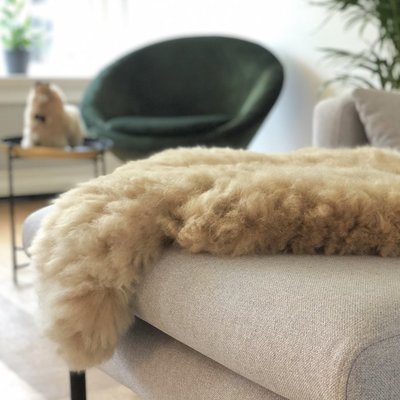 Inkari - Handgemacht Alpaka Teppich Reina Sandstone