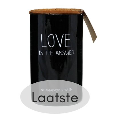 My flame - Sojakerze Love is the answer Sandelwood spice