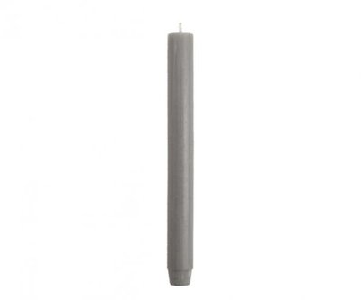Rustik Lys - Kerze 2,6 x 30 Zm Taube grau