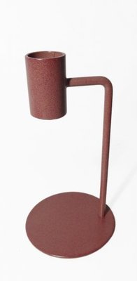 Branded By - Kerzenständer Curve braun/rosa
