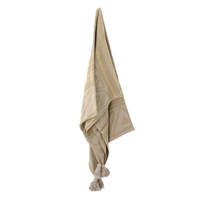 Bloomingville - Plaid Natur / gelb 24